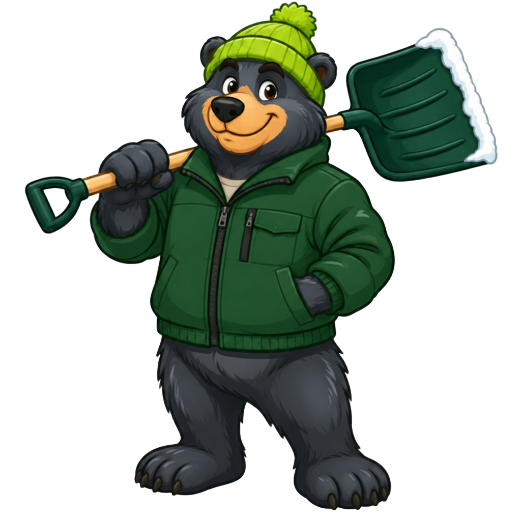 NuNorth bear mascot ready for winter